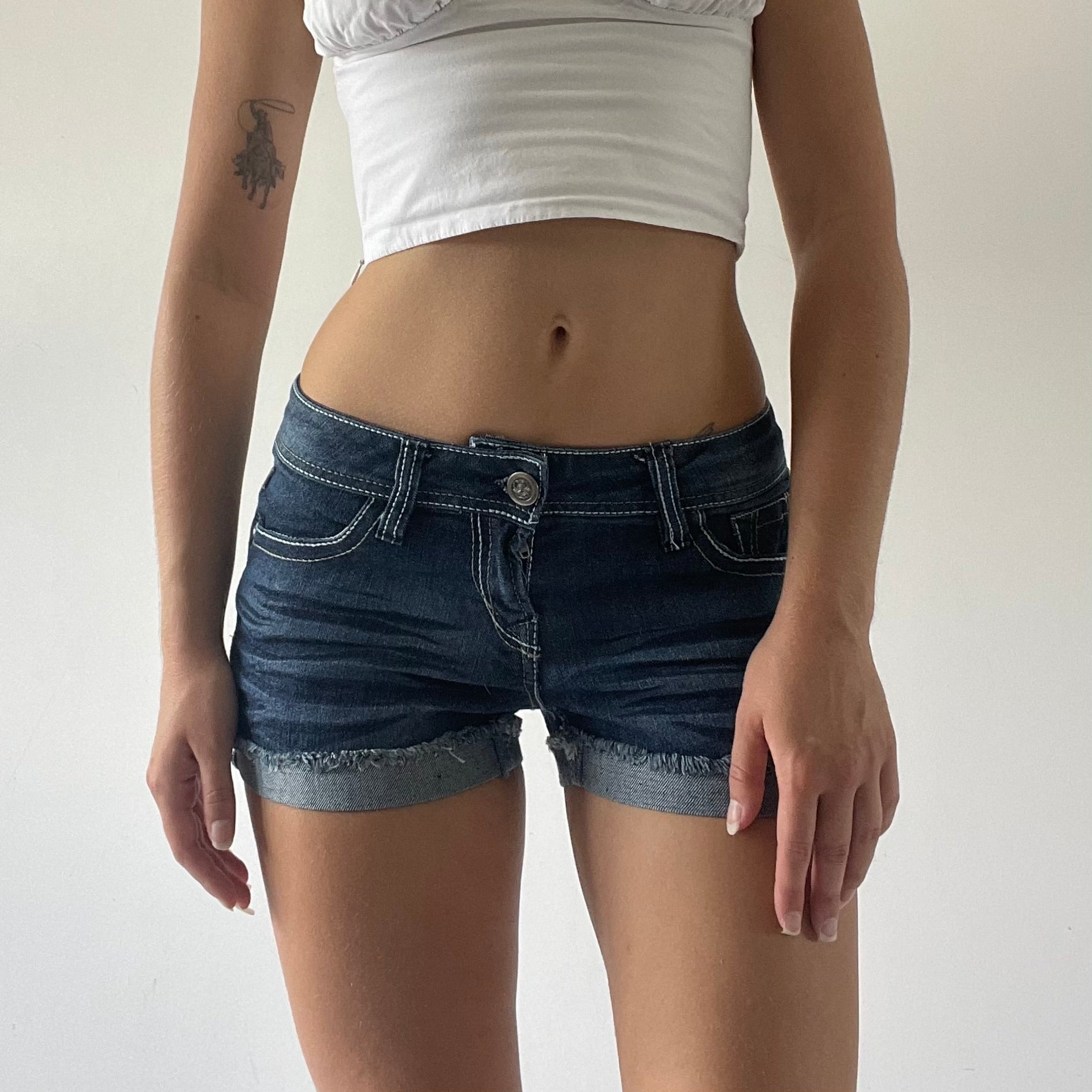 No Boundaries Micro Denim Shorts | XS