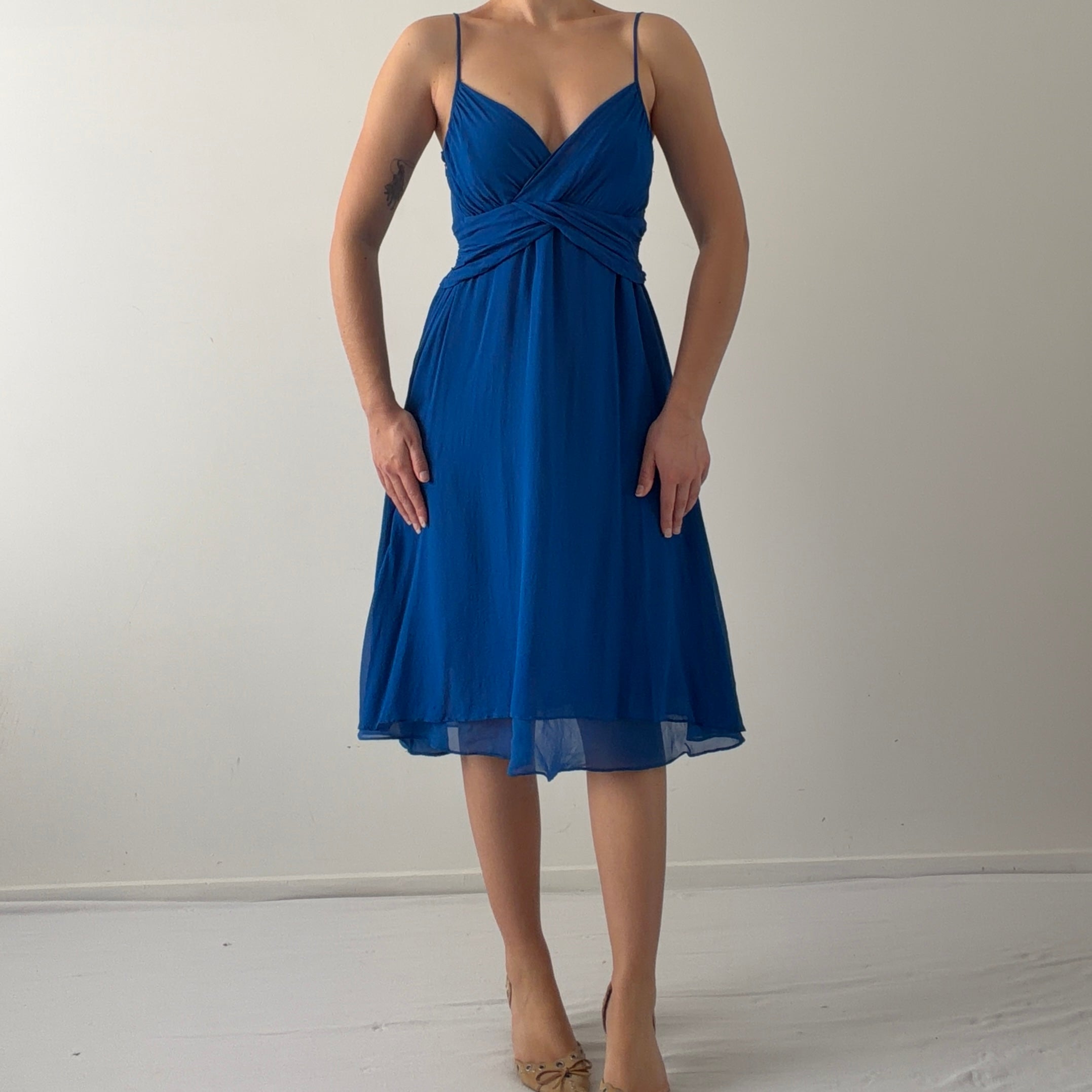 Forever Silk Midi Dress | S