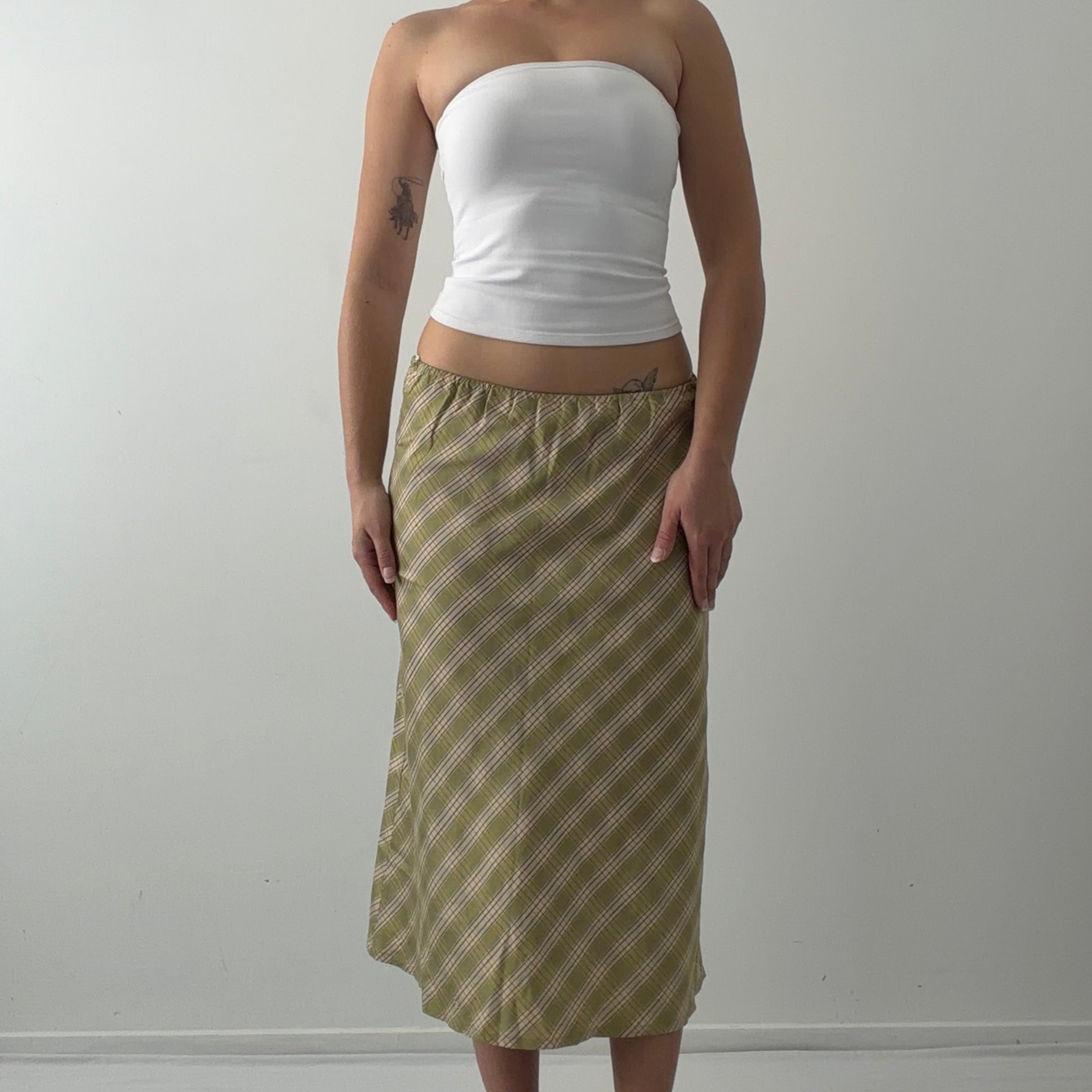 Wallace Rose Silk Skirt | Made in NZ | 6-12