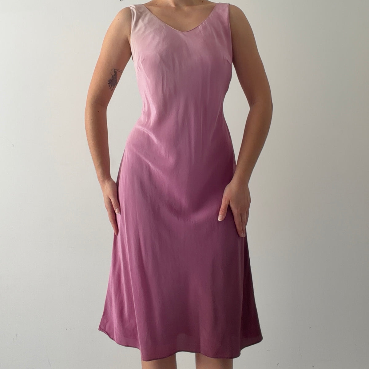 Gap Silk Ombre Midi Dress | 10-12