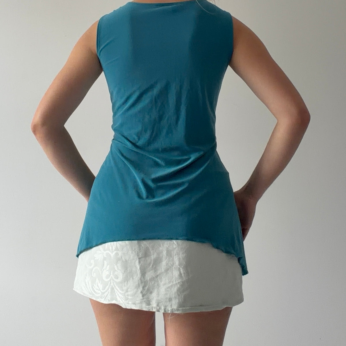 MKM Asymmetric Lace Top | XL