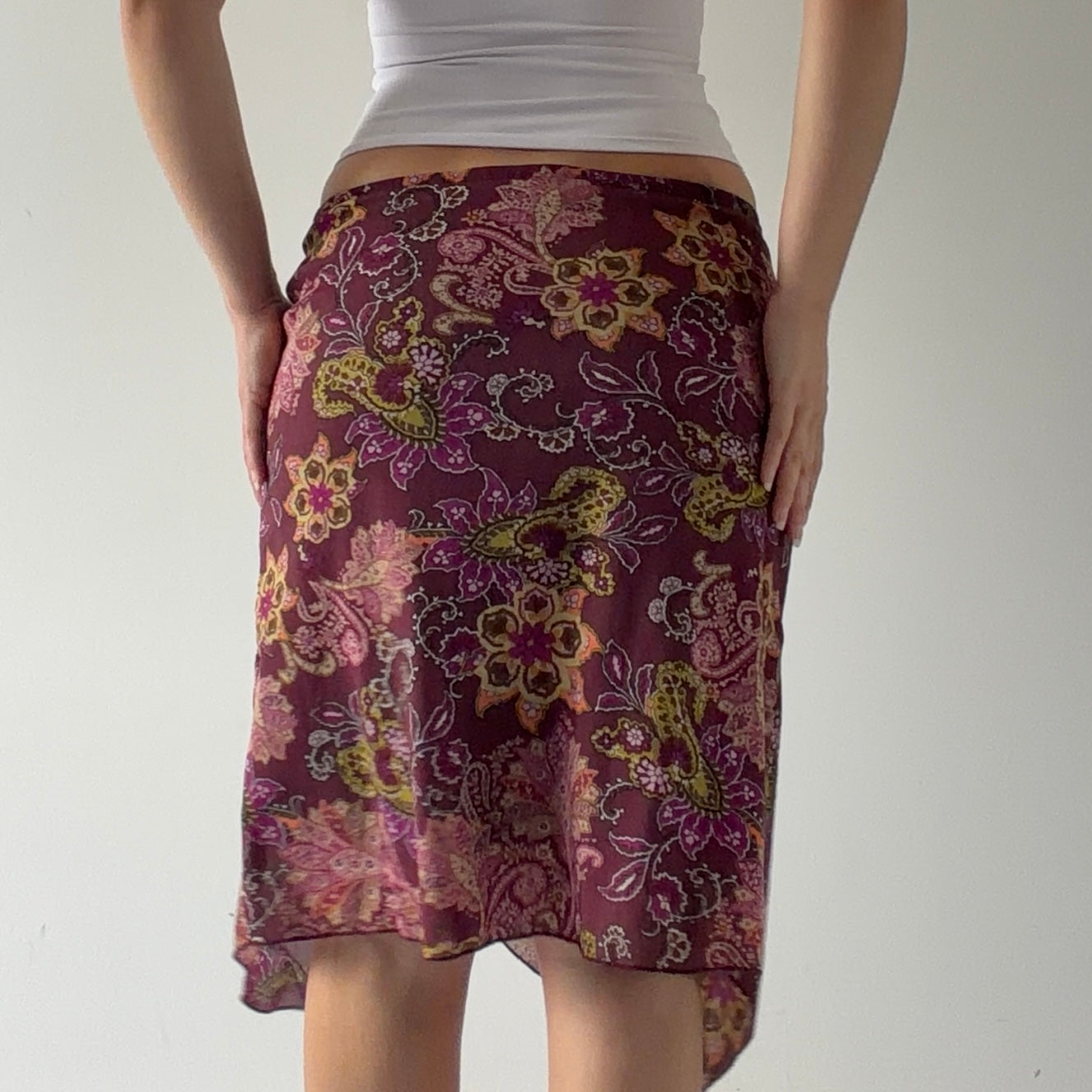 Luna Chix Mesh Midi Skirt | S