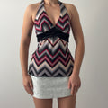 Trixxi Sparkly Halter Top | M