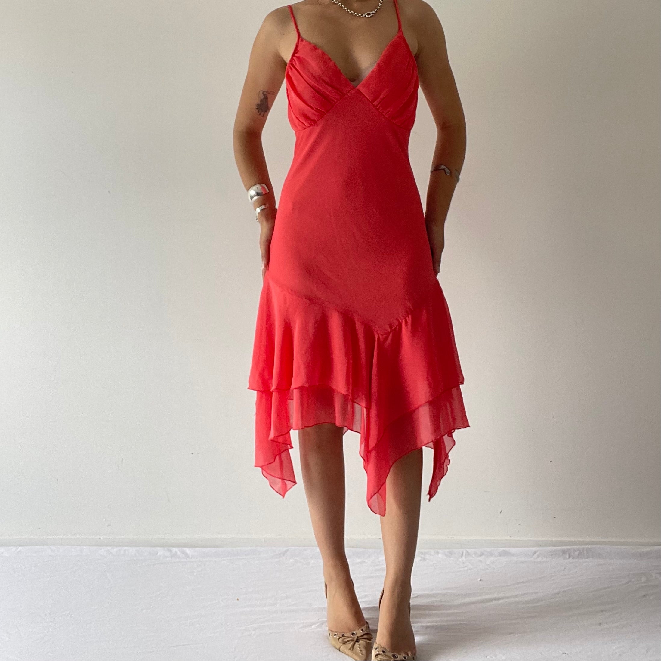 New York Asymmetric Ruffle Mini | 8-10