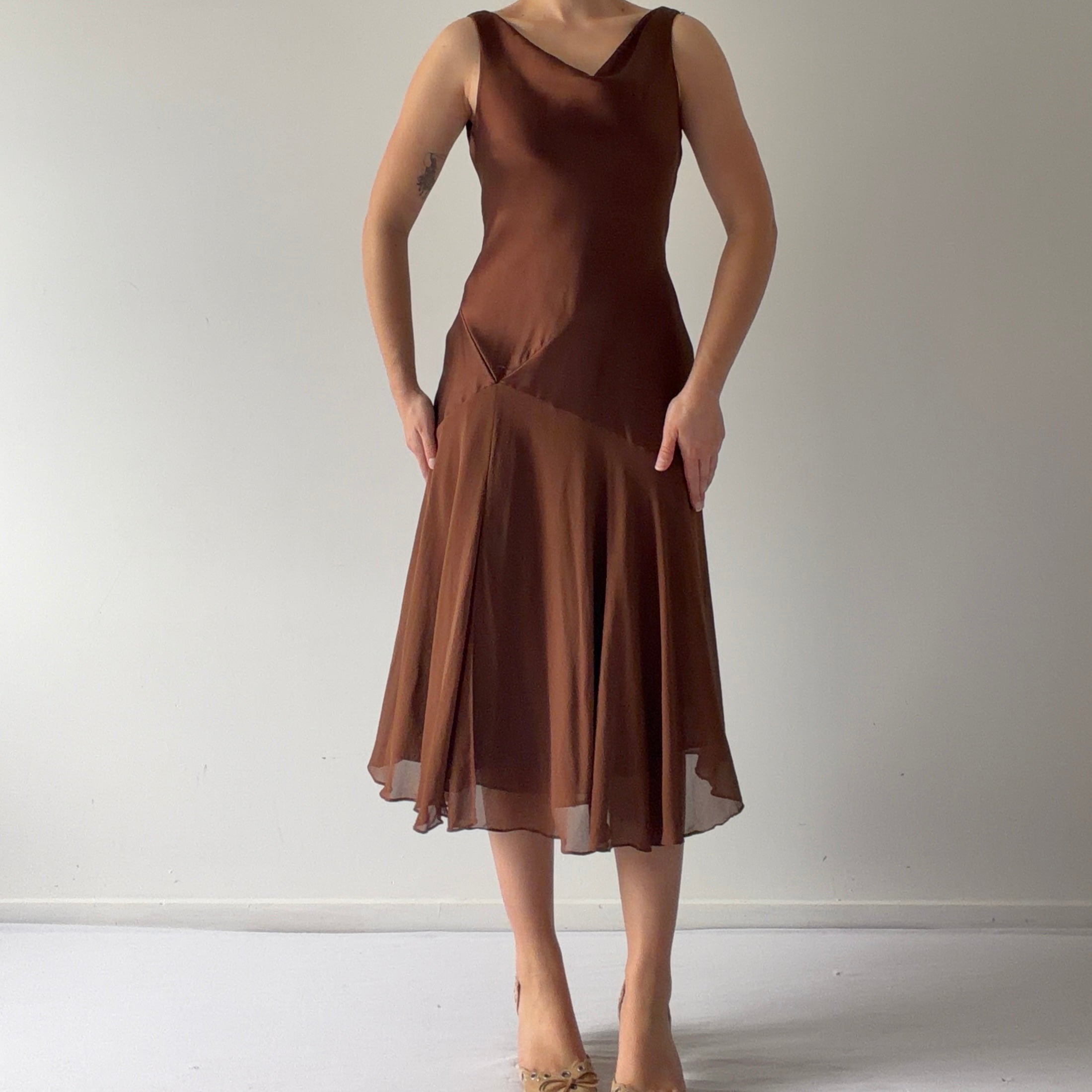 Jones New York Silk Midi Dress | M