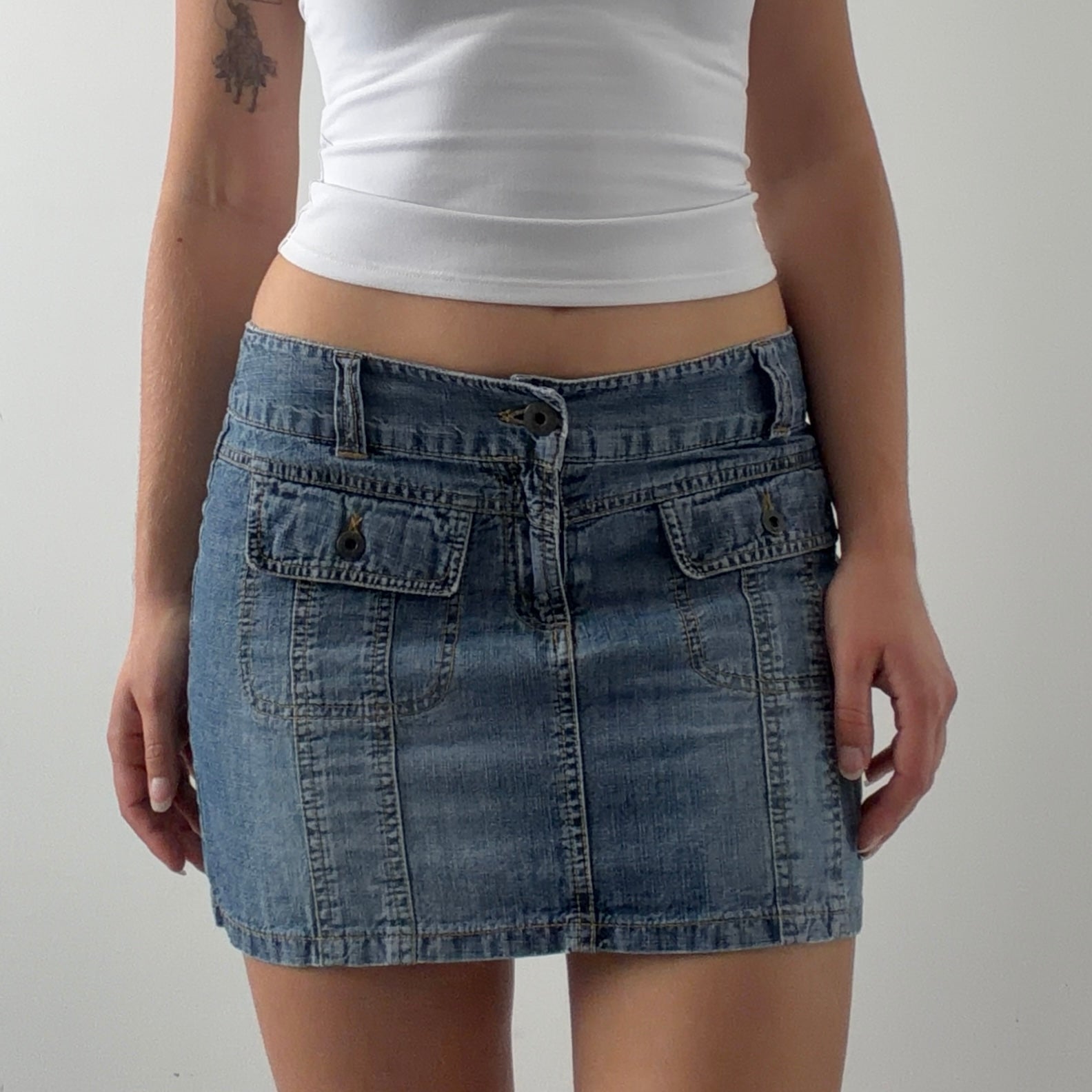 Vero Moda Denim Mini Skirt | S