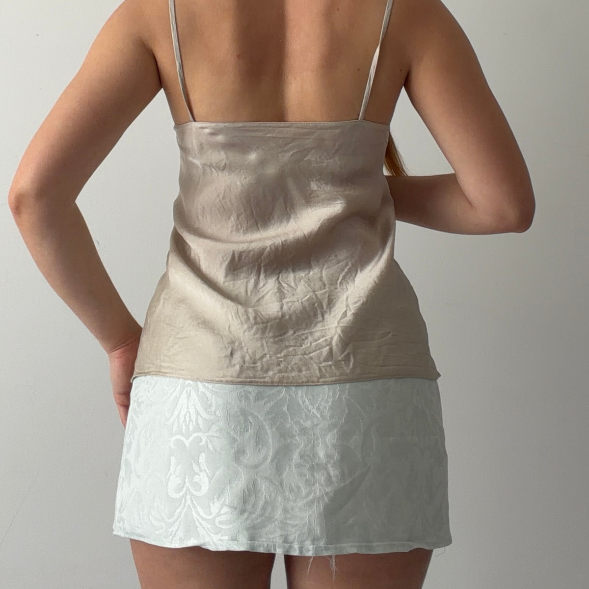 Rosy Silk Cami | Made in France | S-M