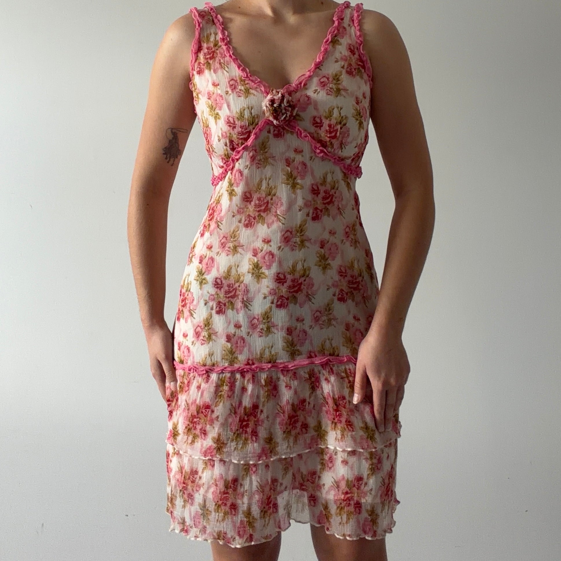 Wet Seal Floral Midi Dress | M