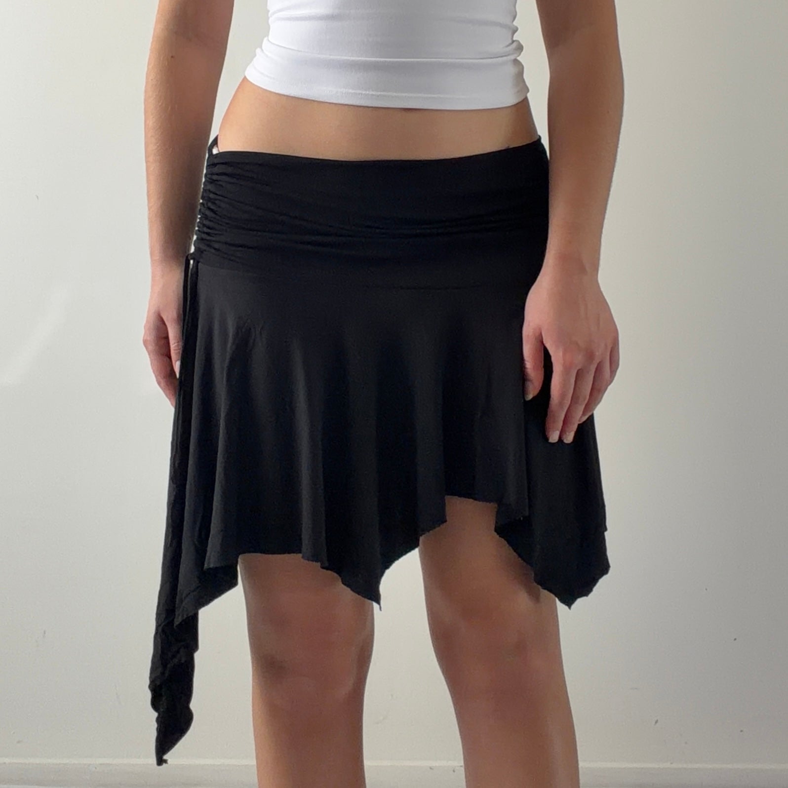 No Excuse Midi Asymmetric Skirt | 8-10