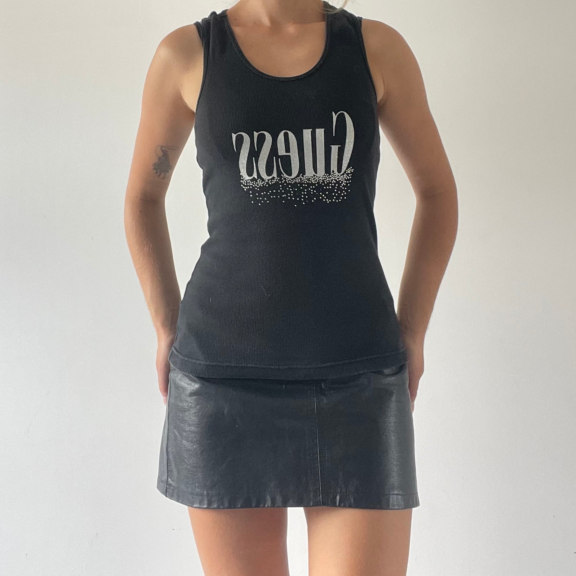 Guess Logo Cami Tank | 10-12