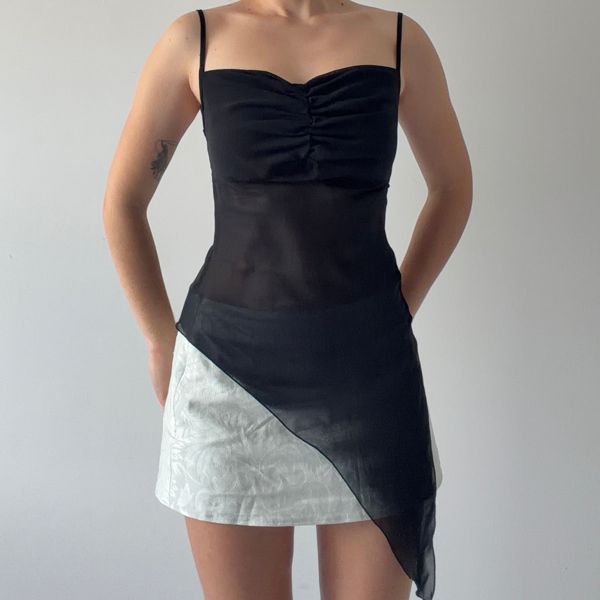 90s Glassons Asymmetric Cami | M