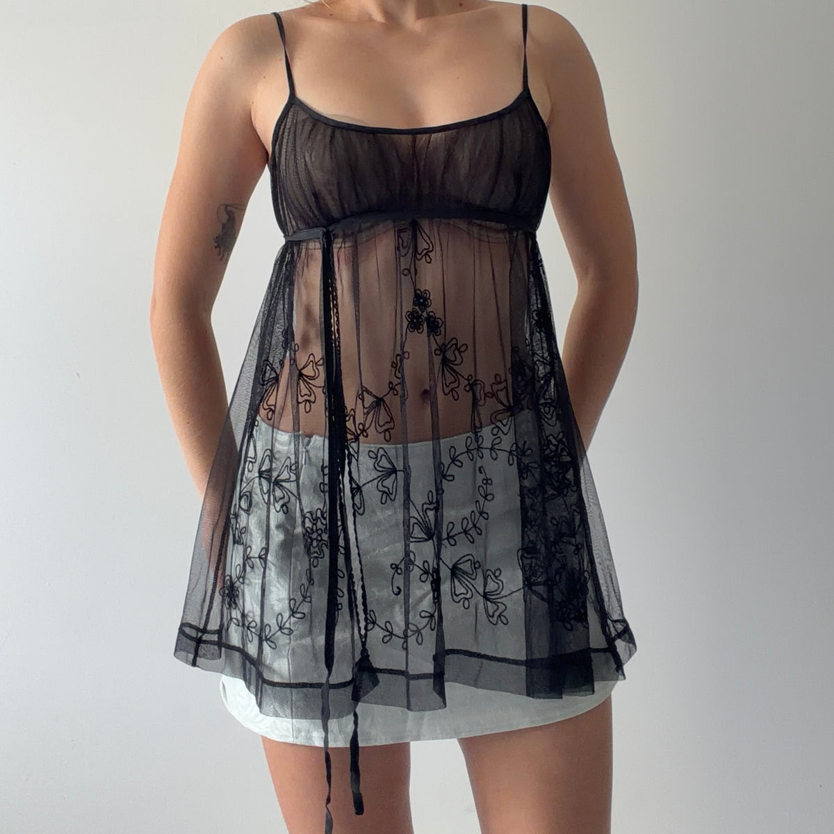02 Victoria's Secret Mesh Babydoll | S