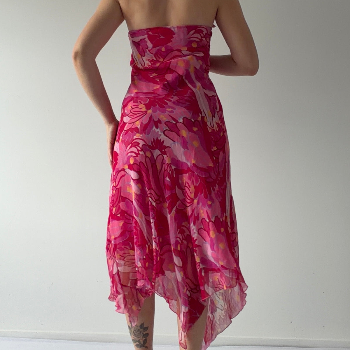 Nolita Floral Halter Midi Dress | M