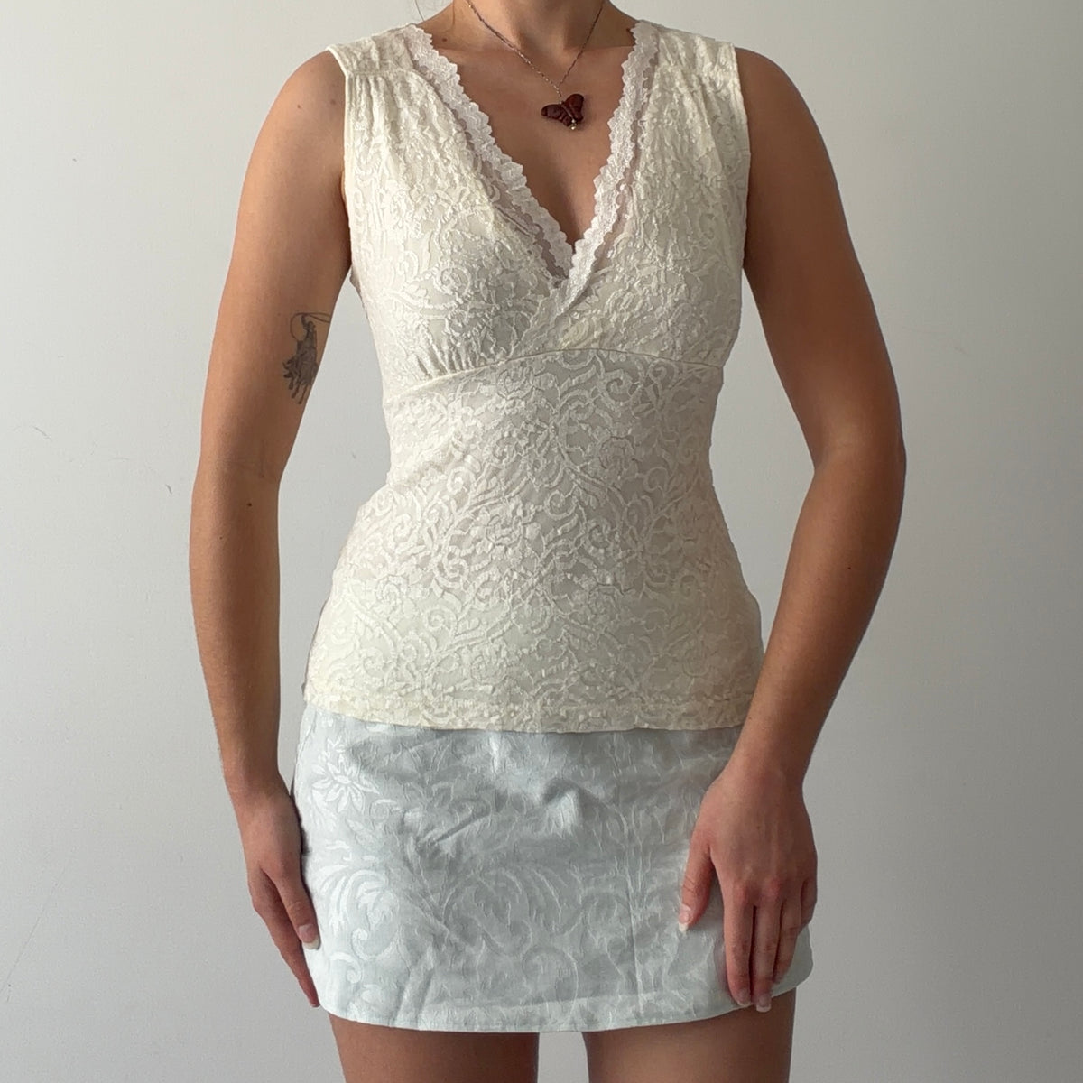 Apostrophe Lace Babydoll Cami | S