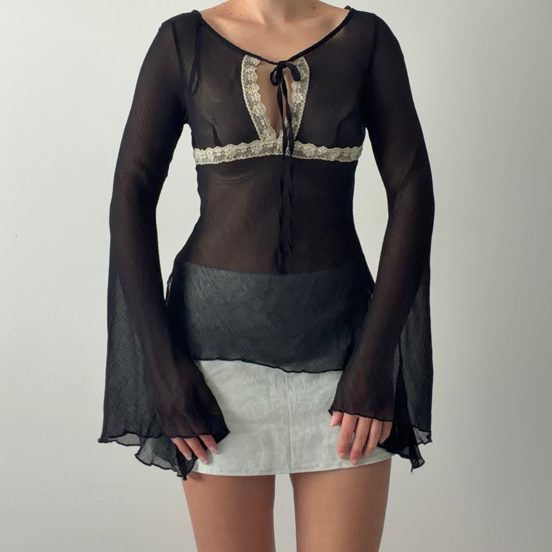 Newport Group Bell Sleeve Top | Made in USA | S