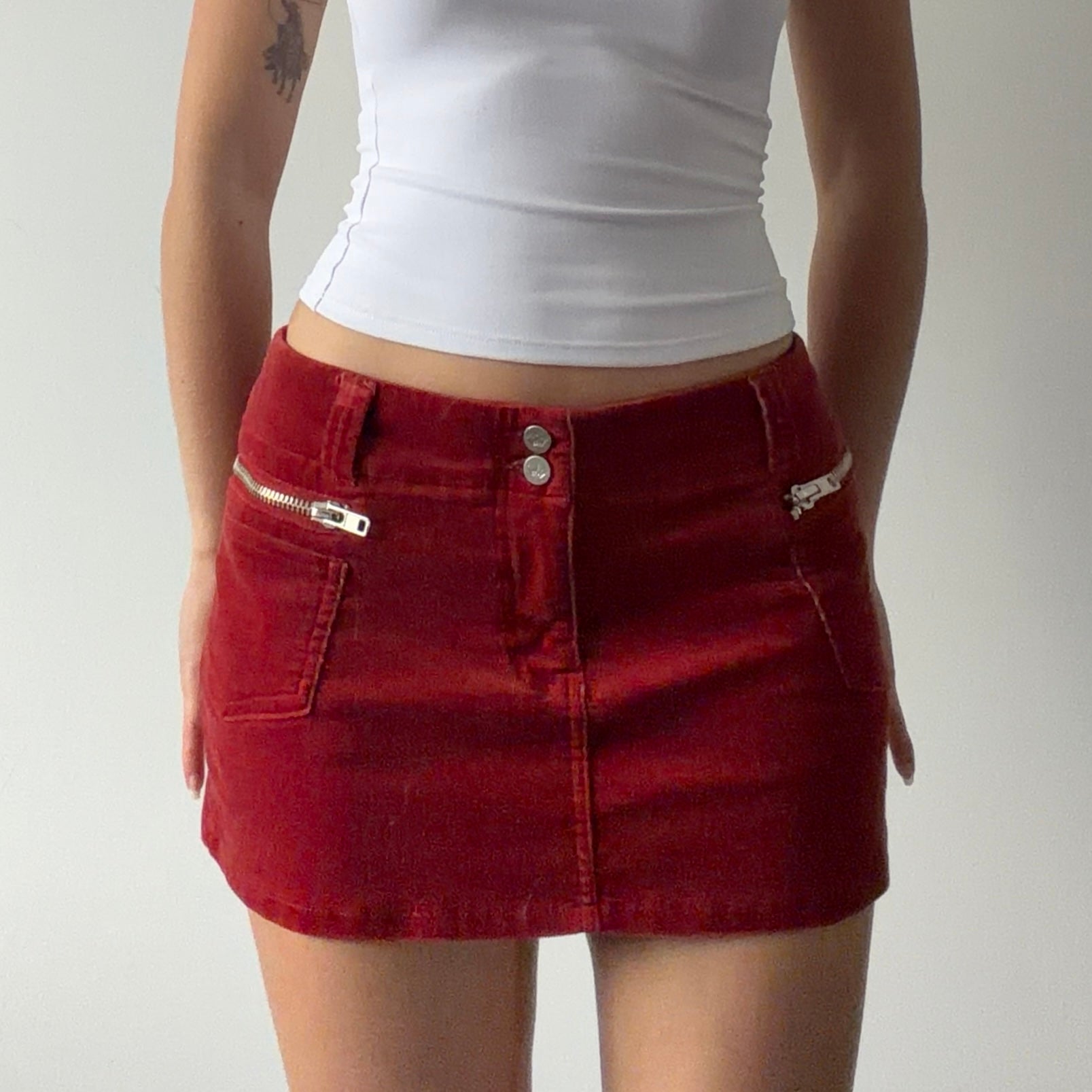 Duchesse Corduroy Mini Skirt | 10-12