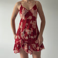 Sensara Floral Mini Slip Dress | S