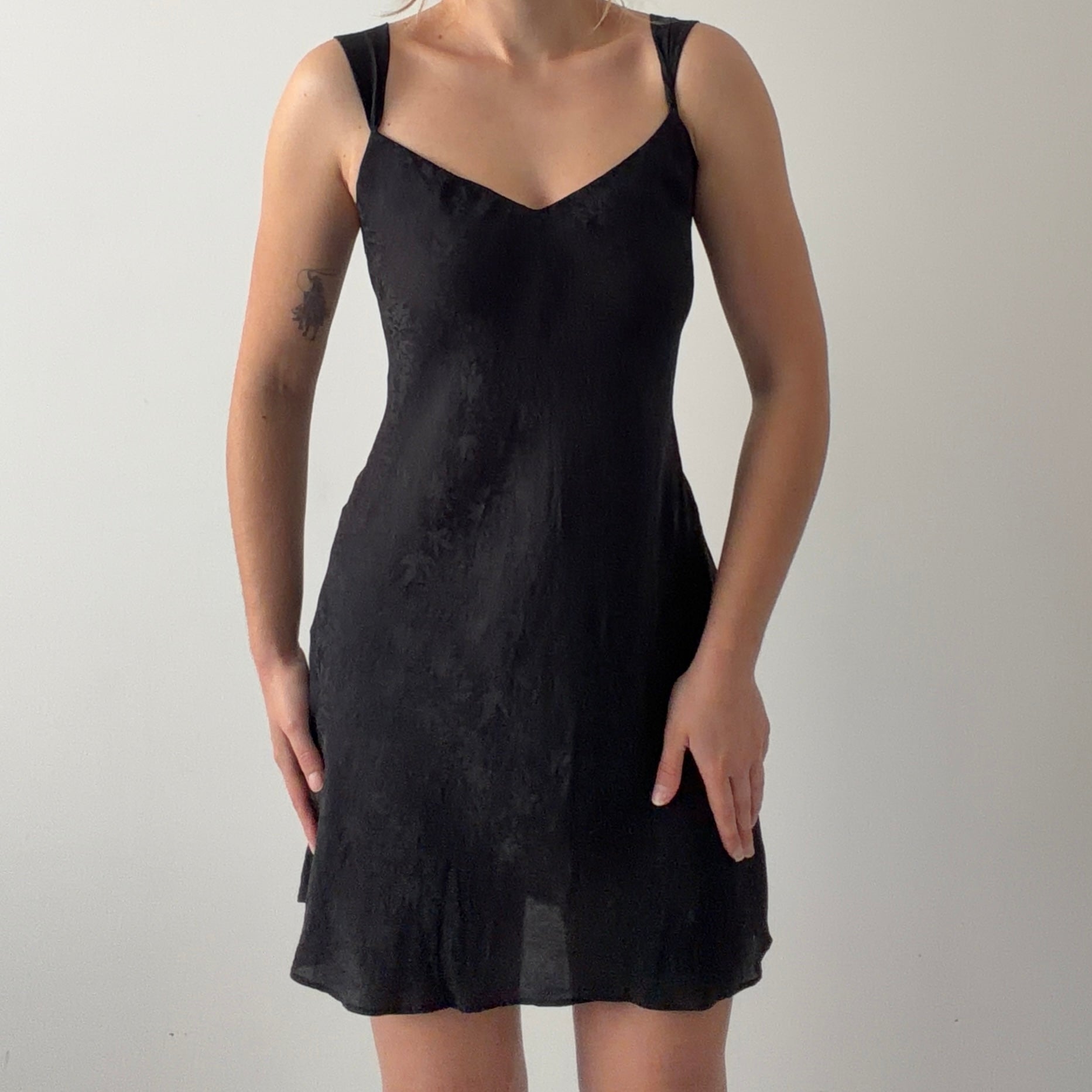 August Silk Slip Dress | L