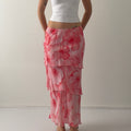 Chelsea & Violet Silk Tiered Skirt | 6-8