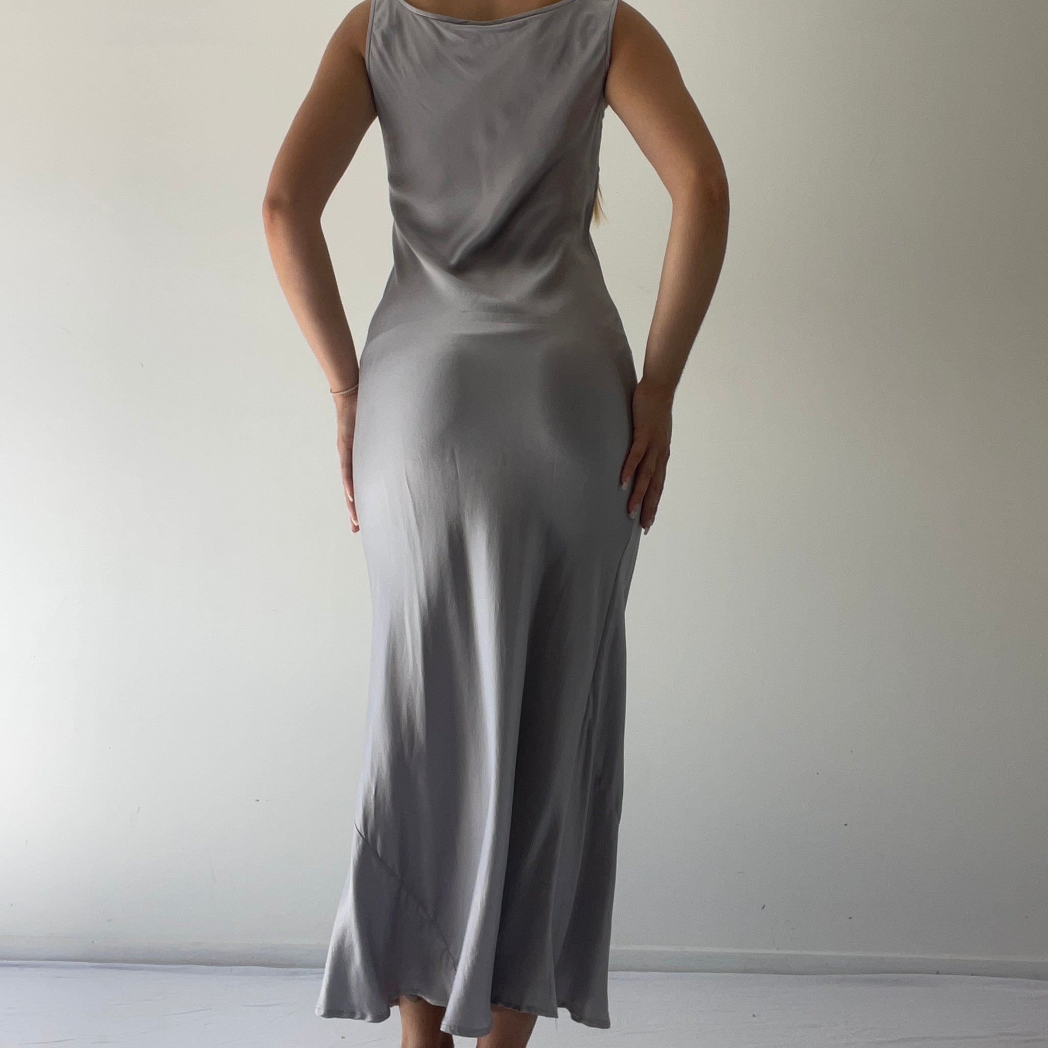 Von Troska Bias Silk Midi Slip Dress | Made in Australia | S