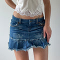 00s Micro Mini Skirt | S