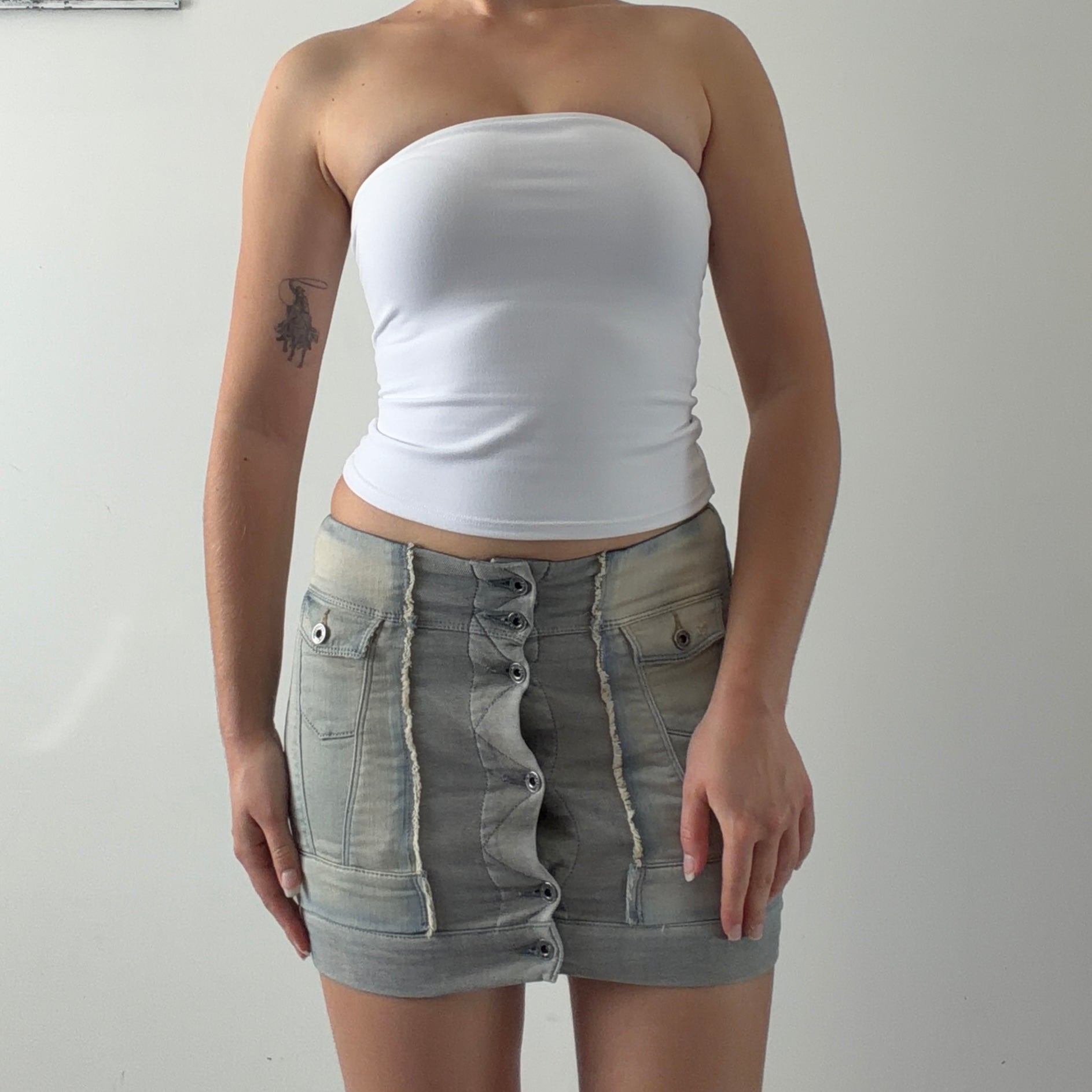 Diesel Micro Mini Denim Skirt | 4-6