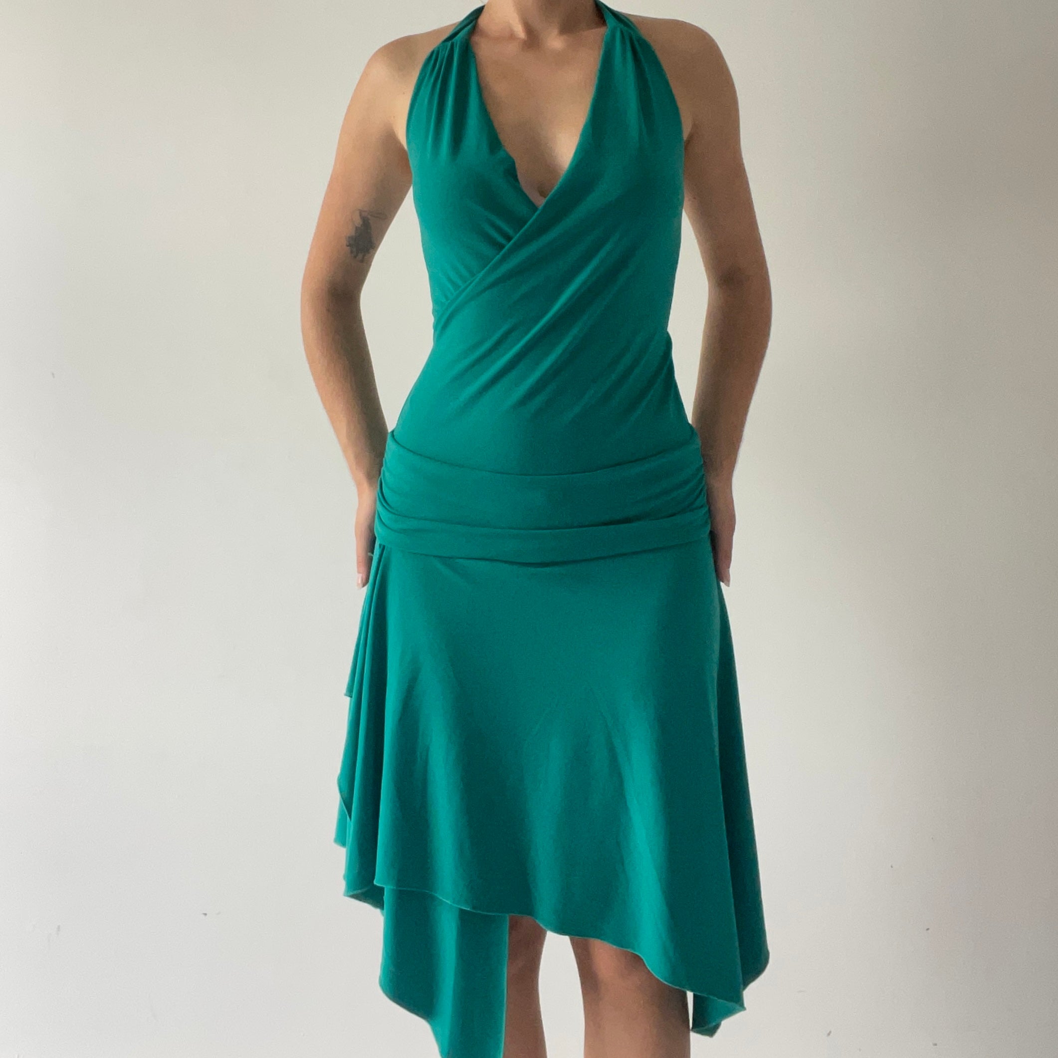 Cooper St Asymmetric Ruffle Midi Dress | Made in Australia | 8-10