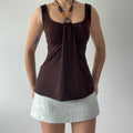 Iz Byer Beaded Halter Top | M