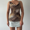Caren Sport Cowl Top | Made in USA | 16-18