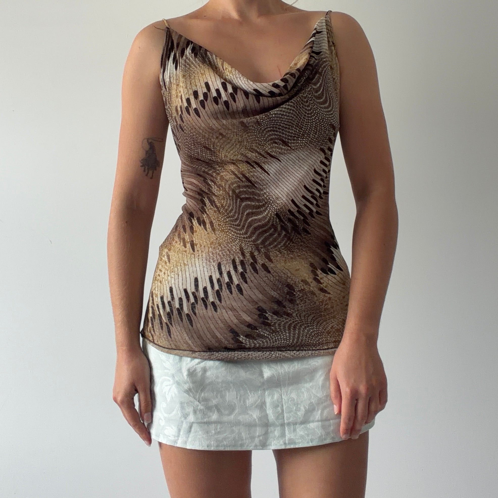 Caren Sport Cowl Top | Made in USA | 16-18
