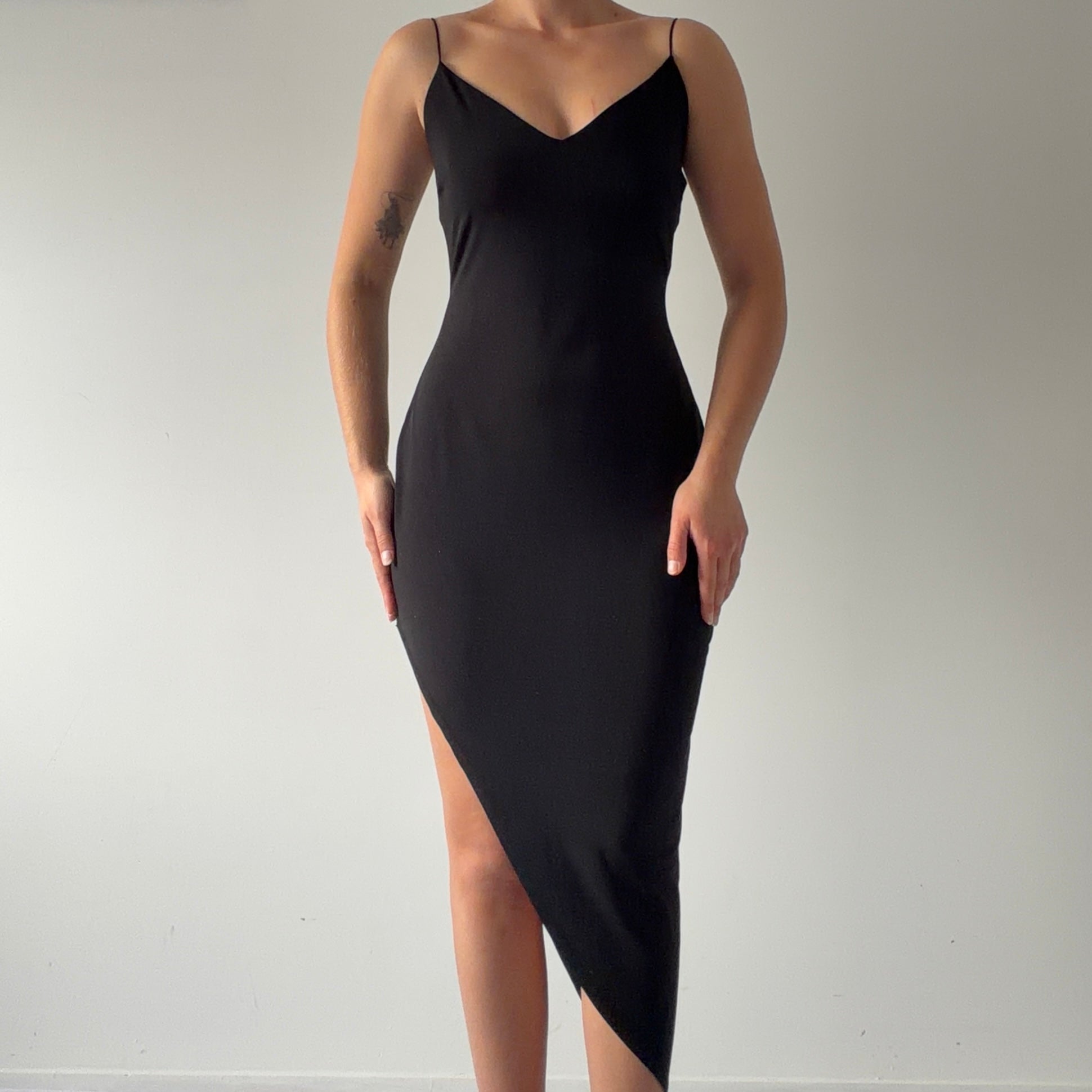 Windsor Asymmetric Dress | Made in Mexico | L