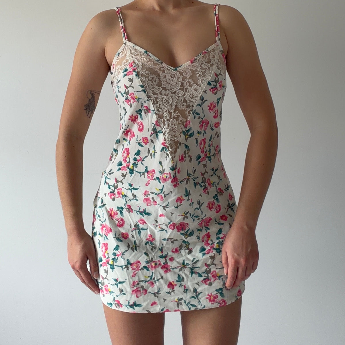Victoria's Secret Gold Label Floral Slip Dress | 6-8