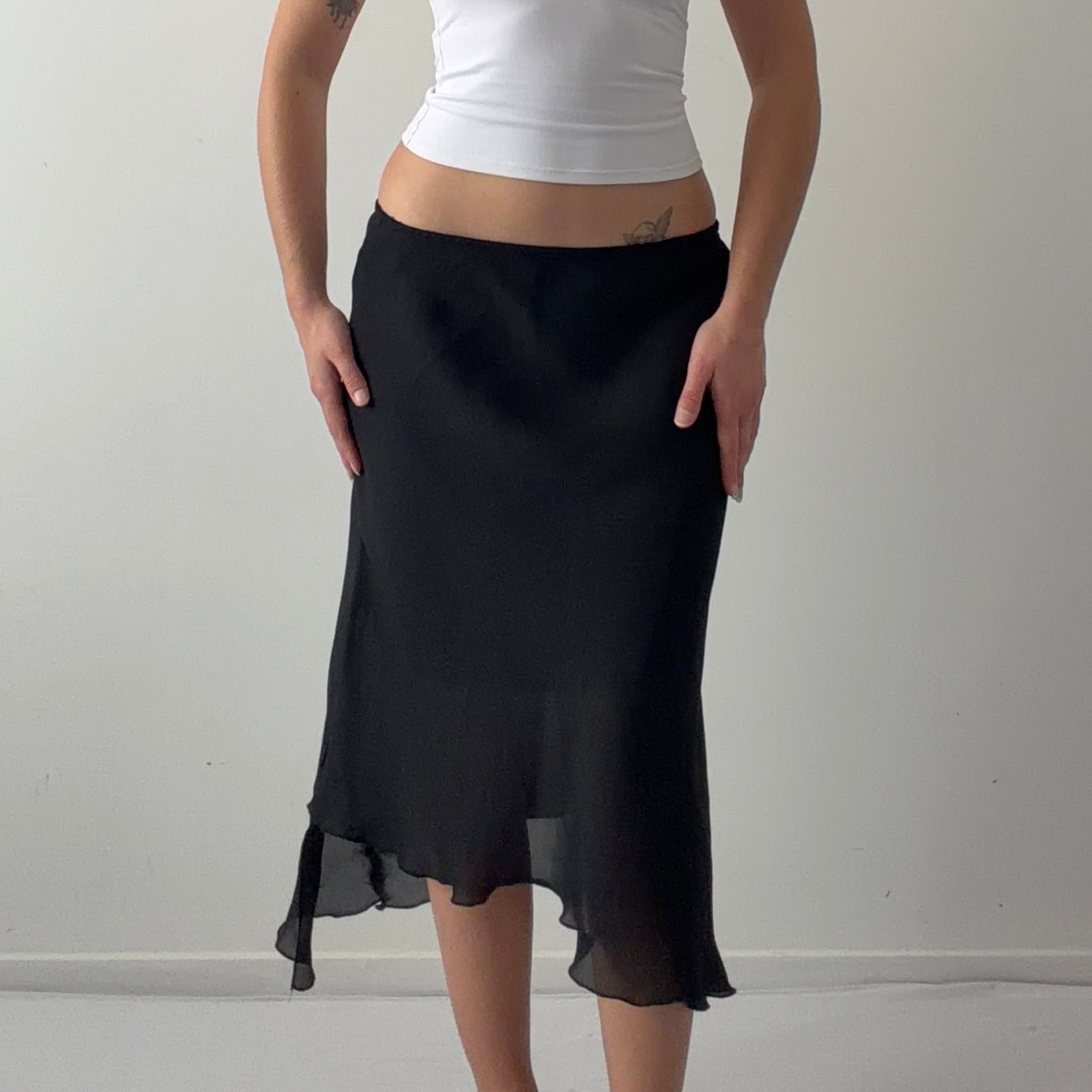 Fairweather Ruffle Midi Skirt | 10-12