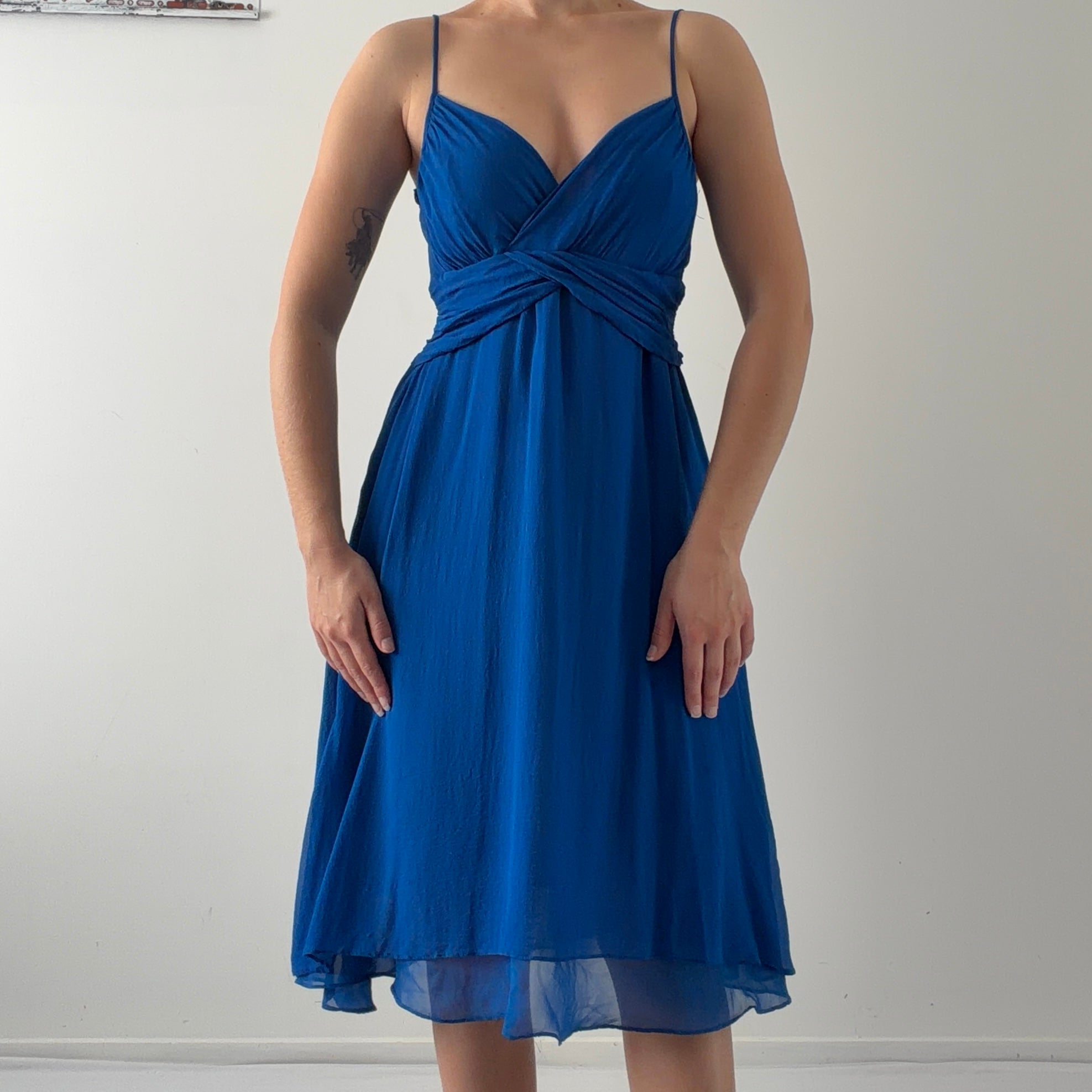 Forever Silk Midi Dress | S