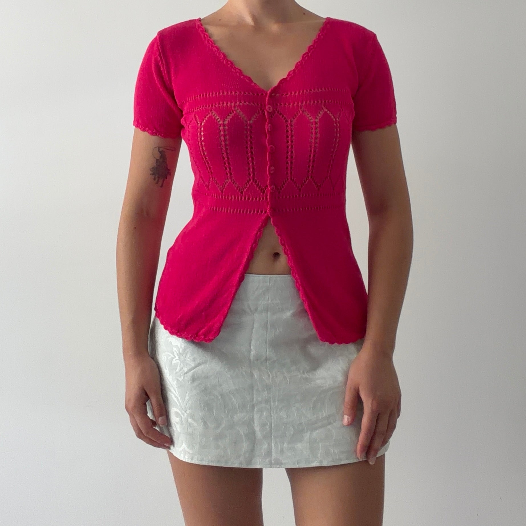Crochet Button Up Top | 6-8