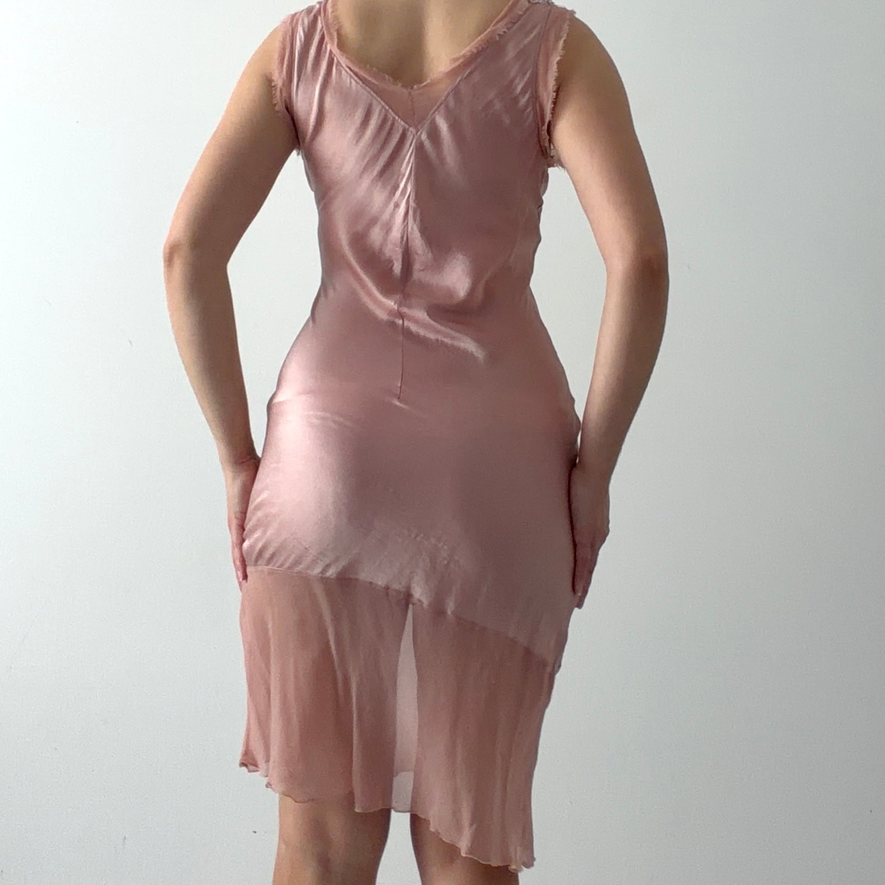 Ambre Babzoé Silk Beaded Midi Dress | XS