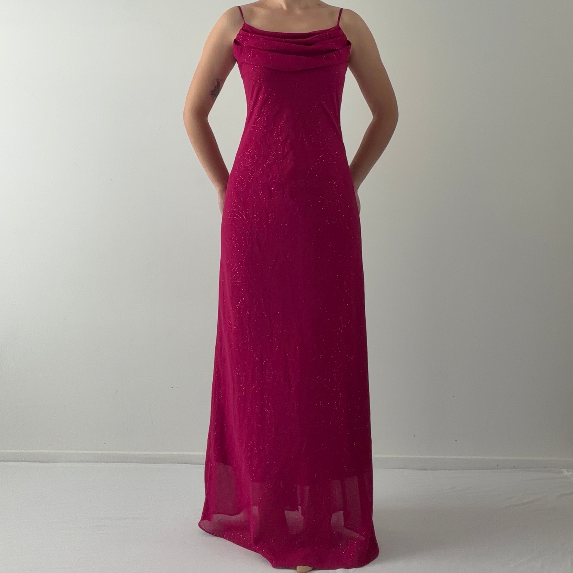 Karina Cowl Maxi Dress | M