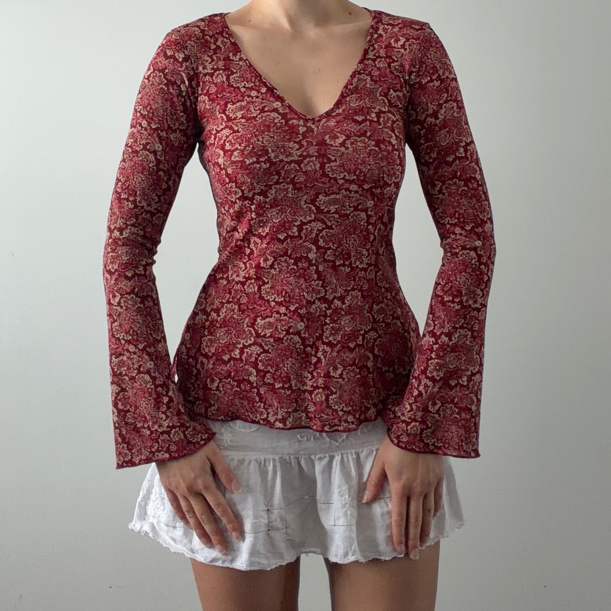 Self Esteem Bell Sleeve Top | XS