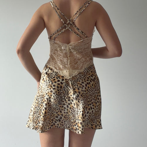 Victoria's Secret Leopard Mini Dress | L