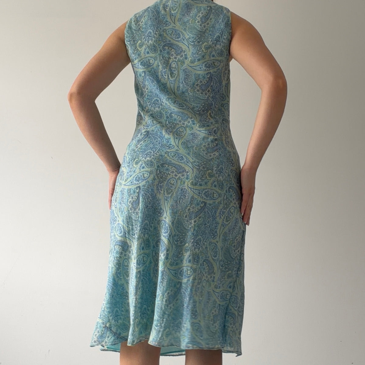 Ann Taylor Silk Midi Dress | L