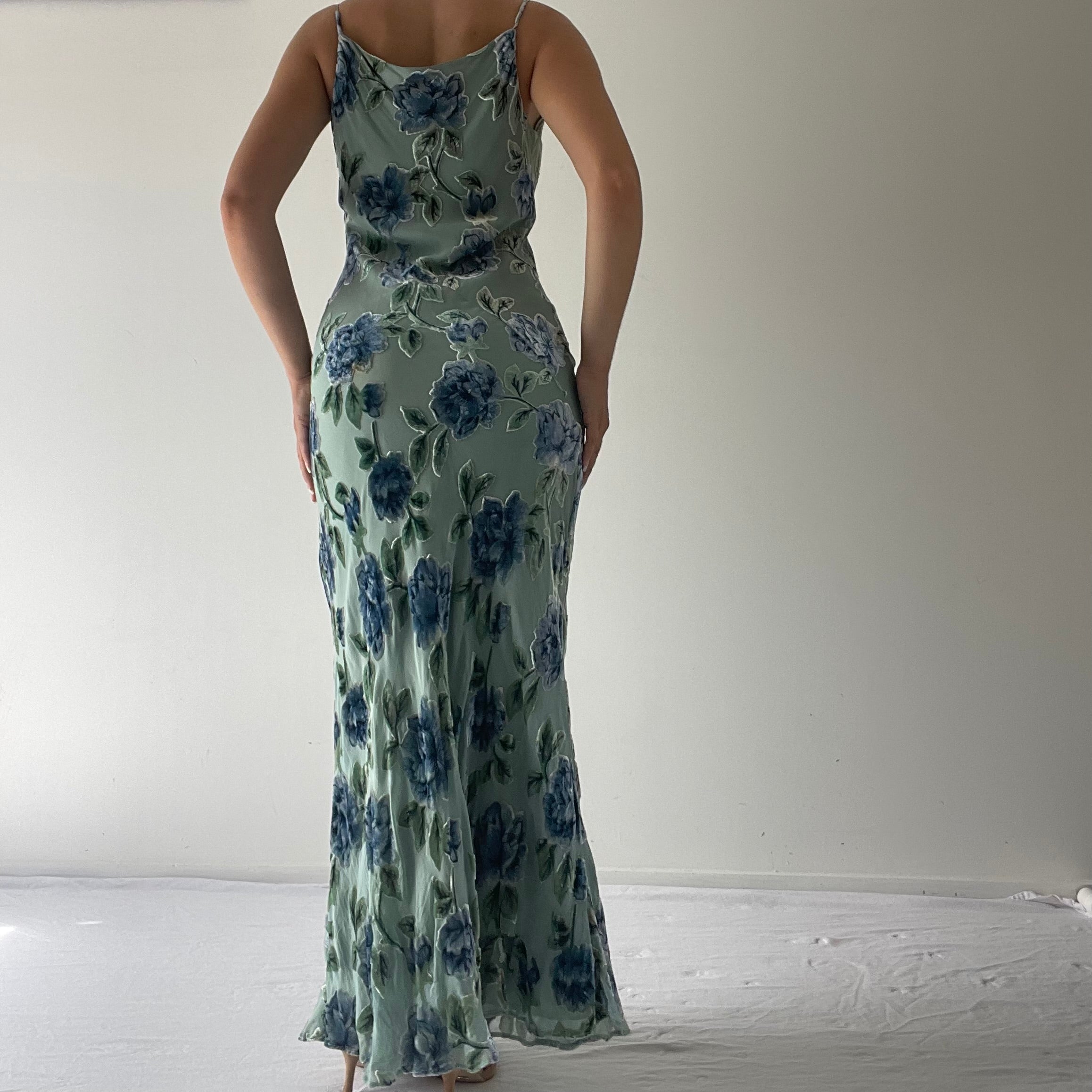 Monsoon Burnout Cowl Maxi | 8-12