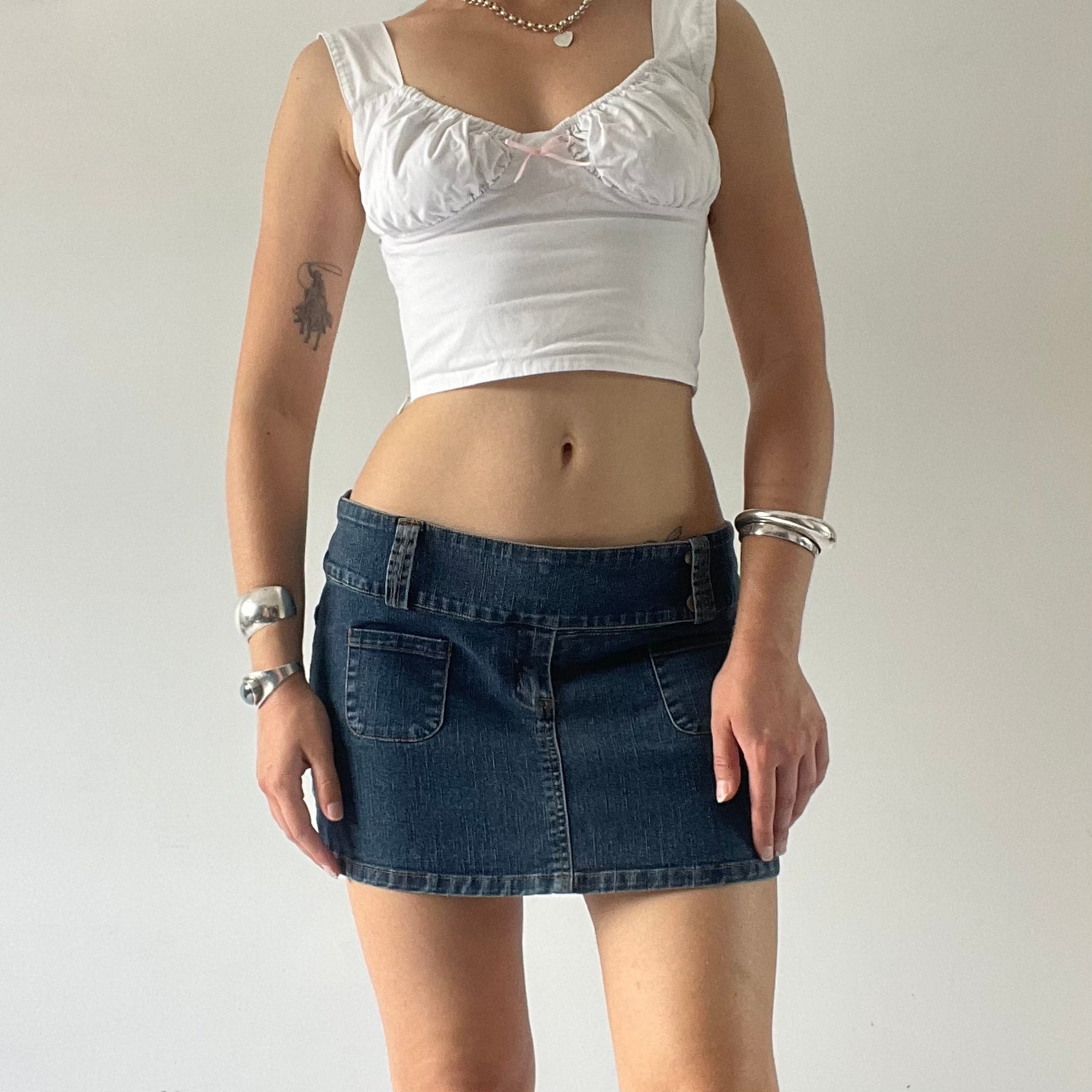 Real Denim Micro Mini | 10-12