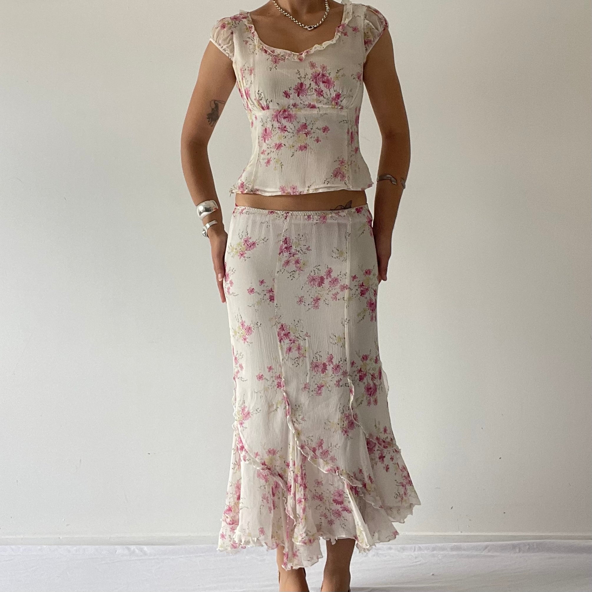 Precis Petite Silk Matching Set | 6-8