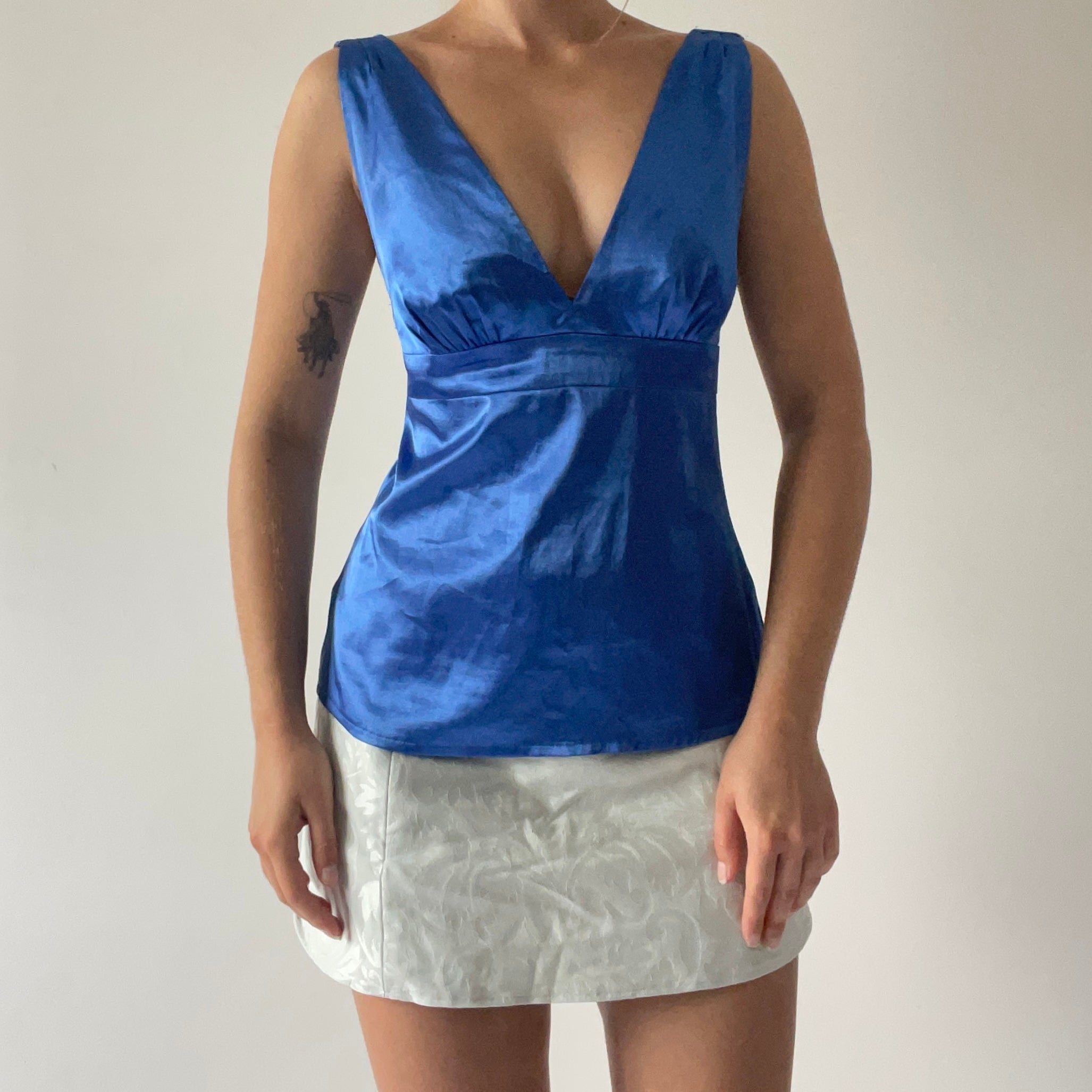 Le Chateau Satin Top | Made in Canada | 6-8