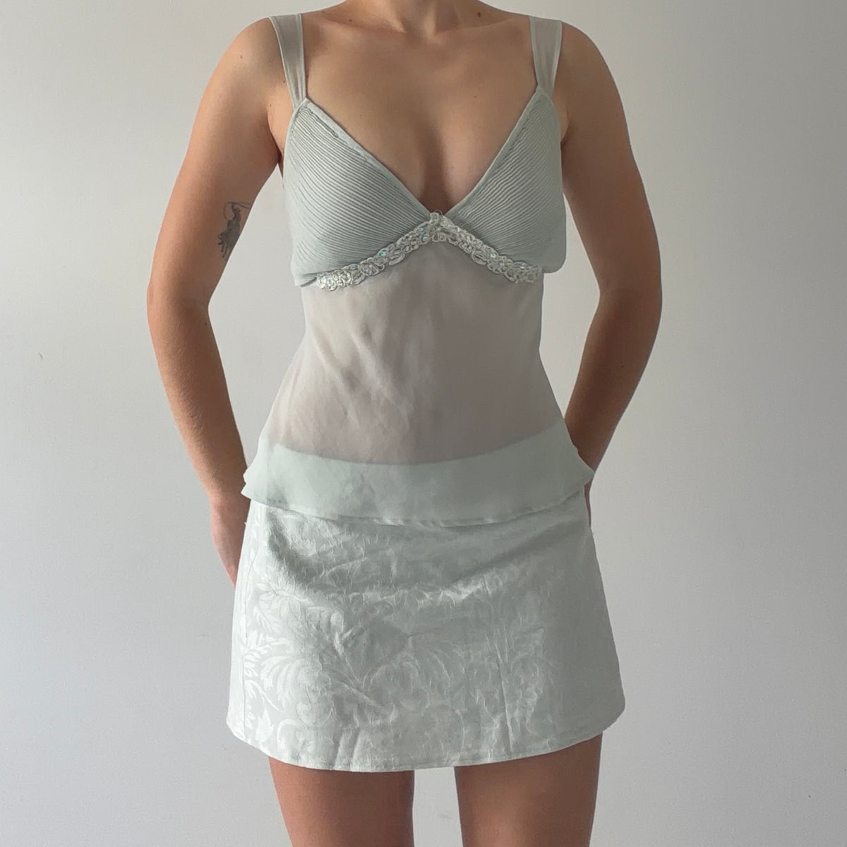 California Dynasty Babydoll Cami | 12-14