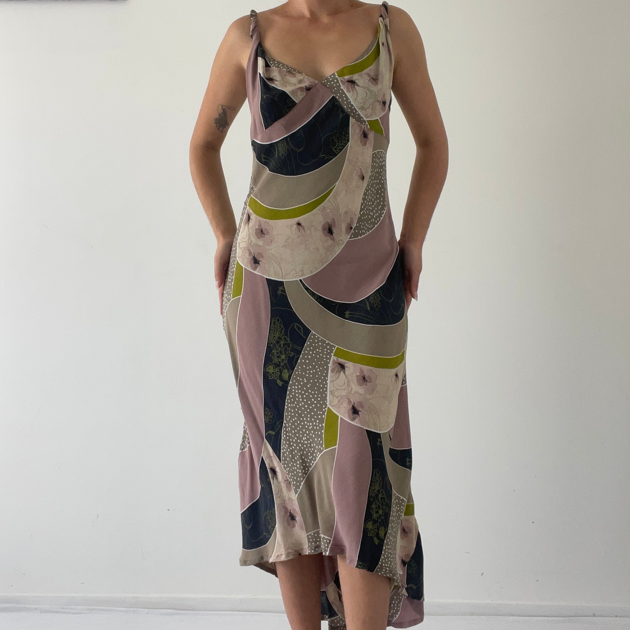 Bias Midi Slip Dress | 10-12