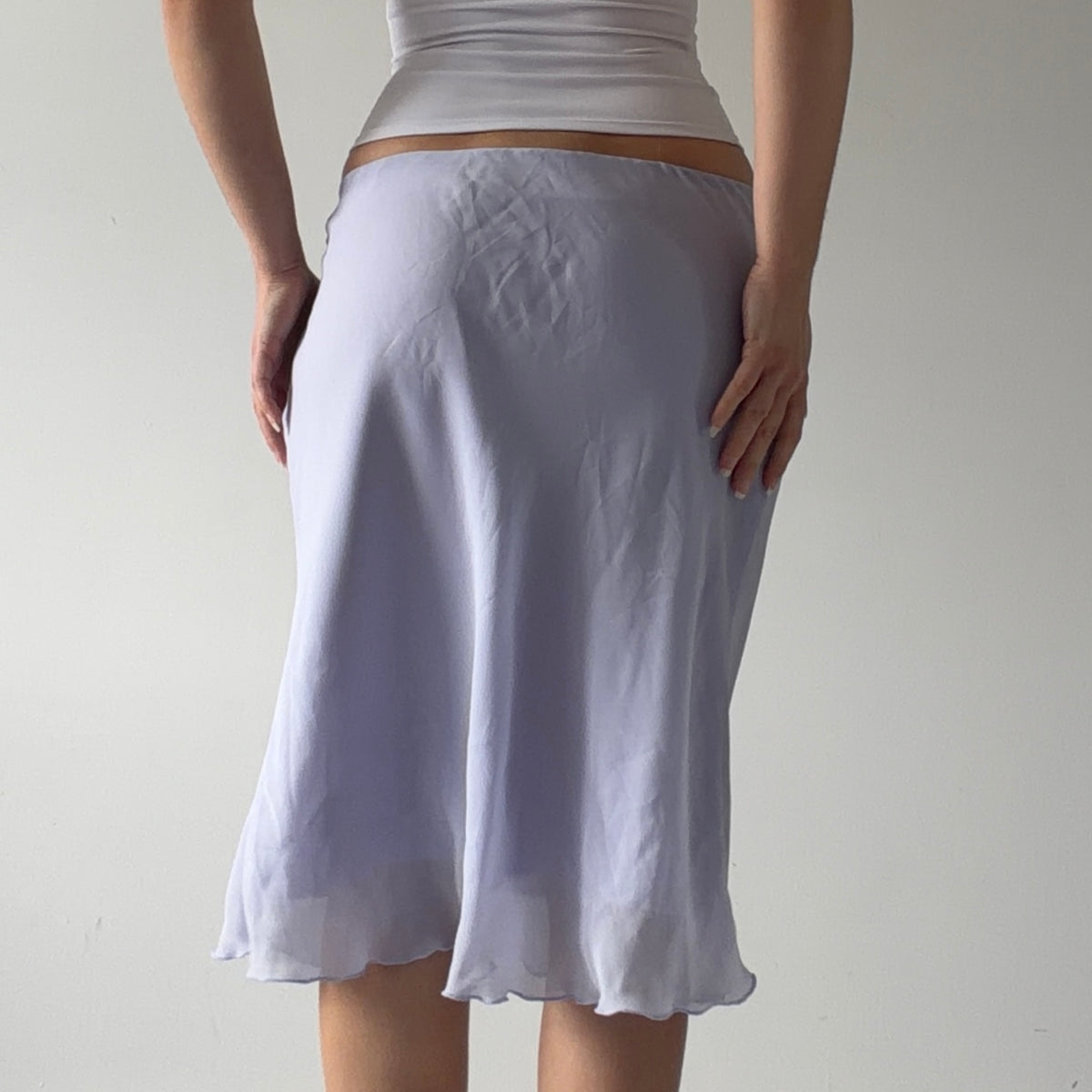Tailor Lilac Midi Skirt | S-M
