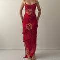 *Rare Sue Wong Nocturne Silk Beaded Dress | 10-12