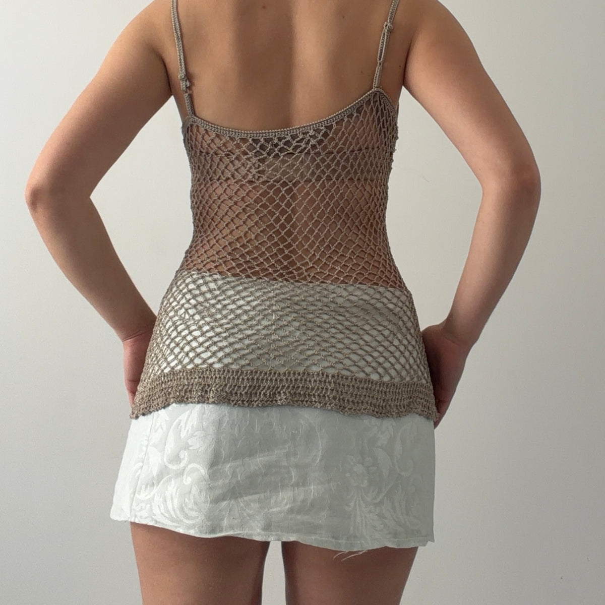 Nathalie B Crochet Cami Top | 8-12