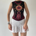 Ladakh Boat Neck Tank Top | 10-12